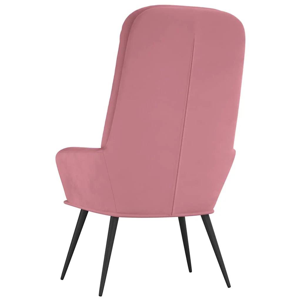 lænestol fløjl pink - Image 5
