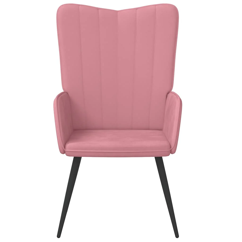 lænestol fløjl pink - Image 3