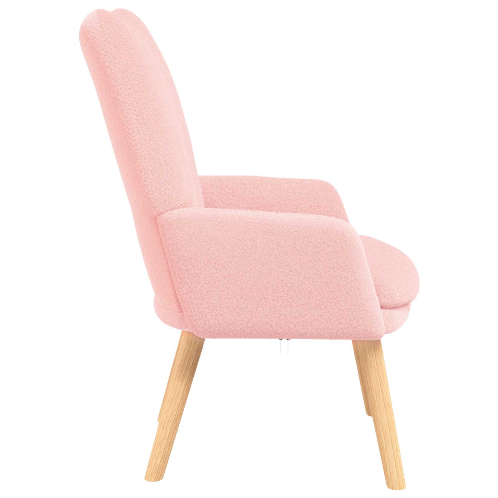 lænestol Lyserød 63 x 67 x 94 cm Uldstof og krydsfiner - Image 4