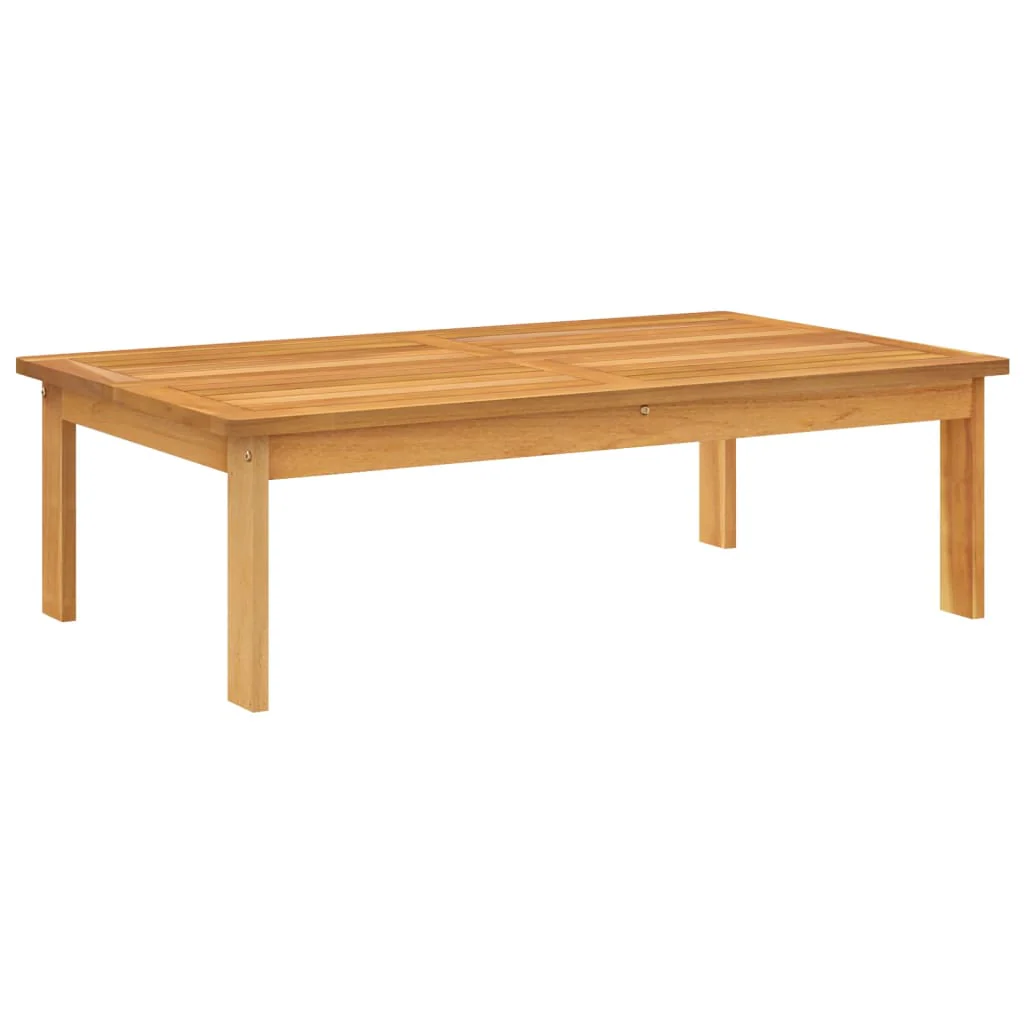 loungesæt til haven 4 dele med hynder massivt akacietræ - Image 5
