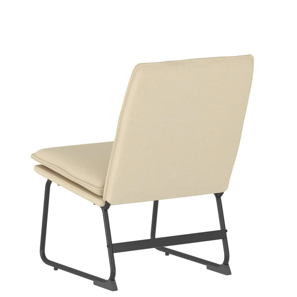 loungestol 52x75x76 cm stof Cremefarvet - Image 5