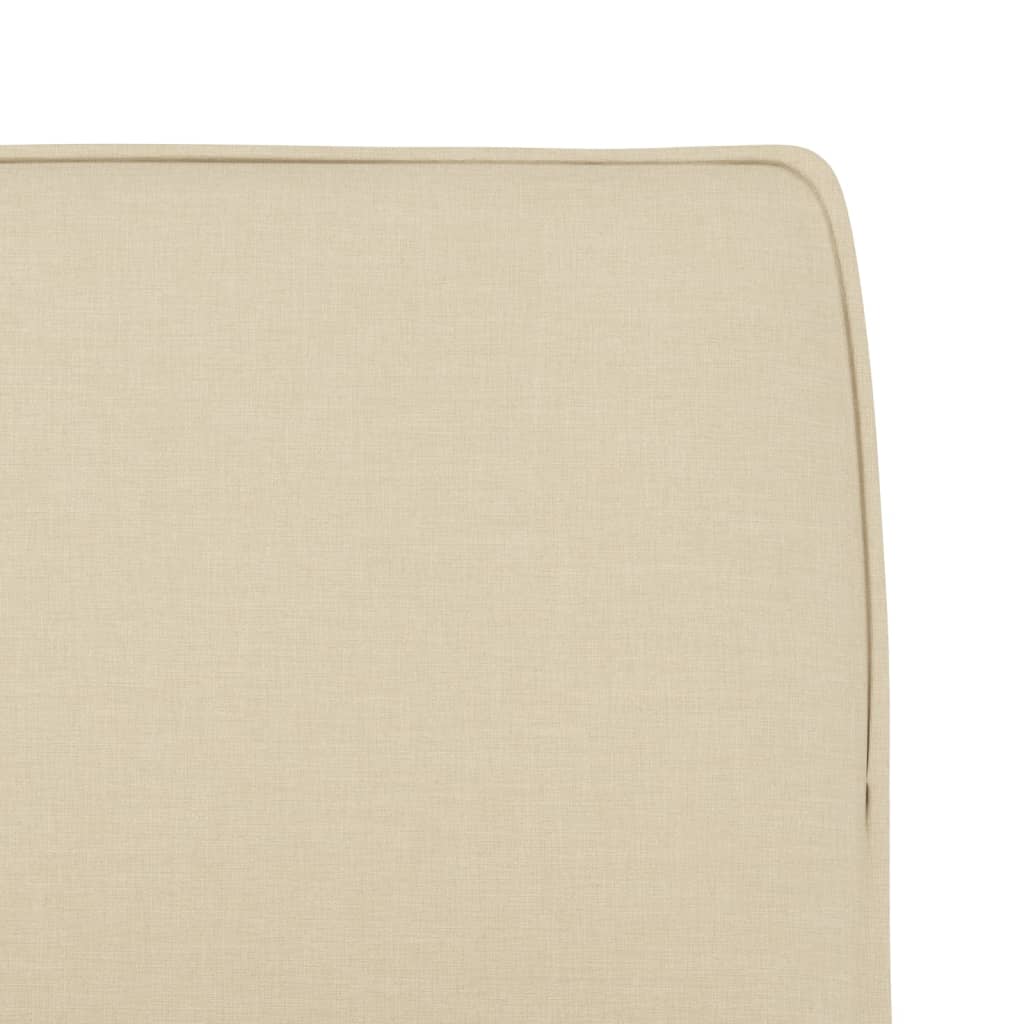 loungestol 52x75x76 cm stof Cremefarvet - Image 6
