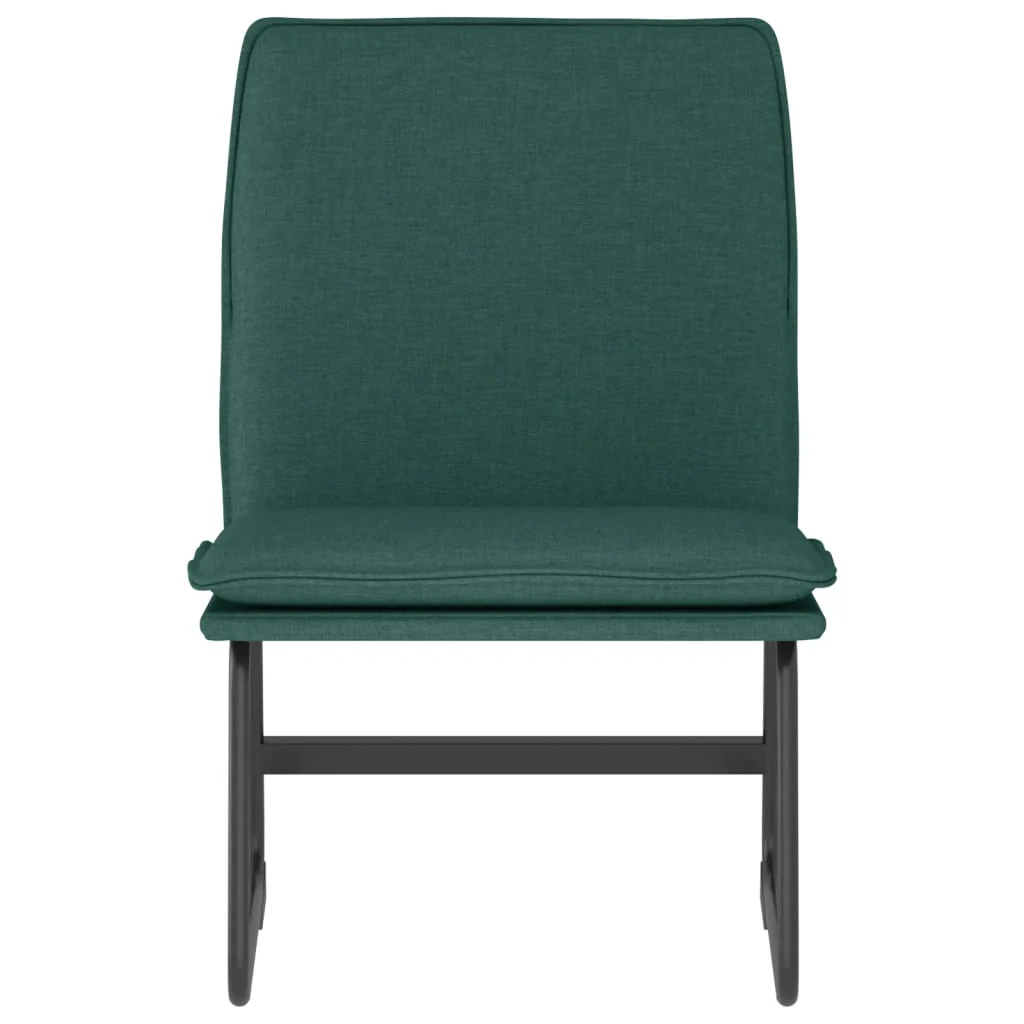 loungestol 52x75x76 cm stof mørkegrøn - Image 3