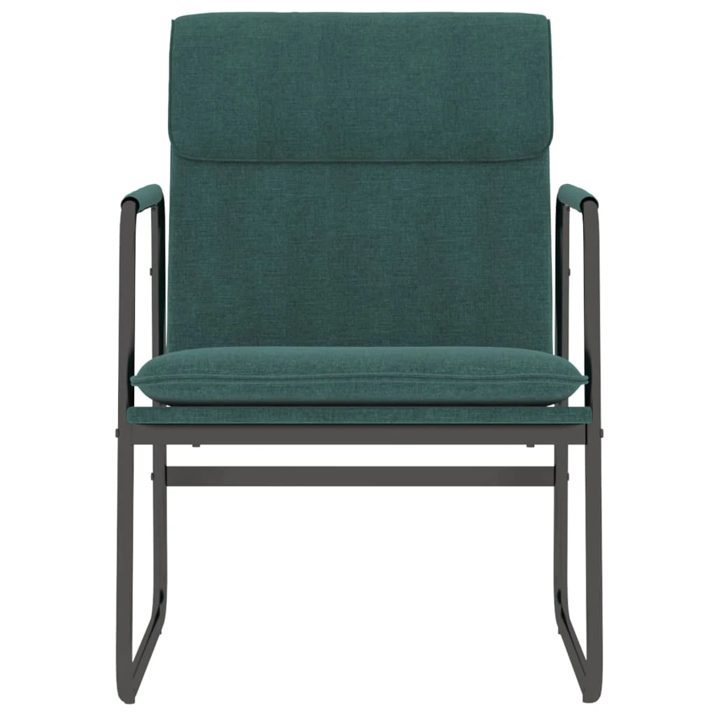 loungestol 55x64x80 cm stof mørkegrøn - Image 3