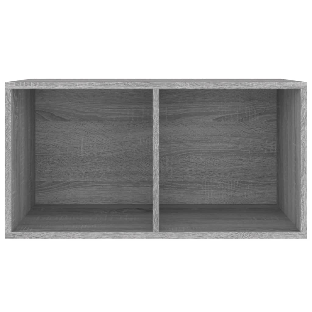 lp-reol 71x34x36 cm konstrueret træ grå sonoma-eg - Image 3
