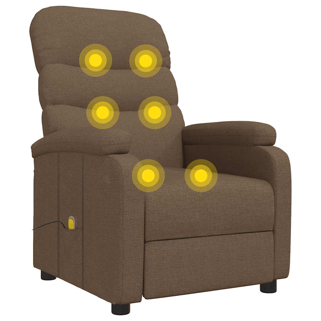 massagestol stof brun - Image 7