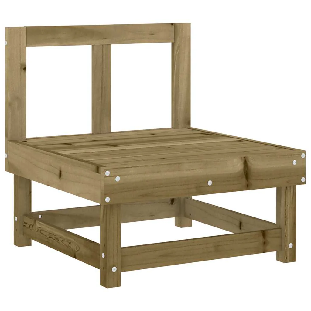 midtermodul med hynder imprægneret fyrretræ - Image 4