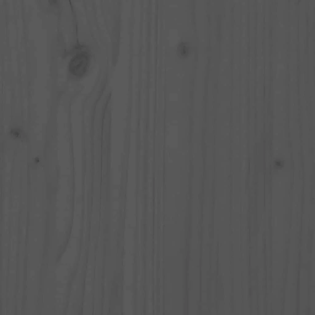 midtermodul med hynder massivt fyrretræ grå - Image 7