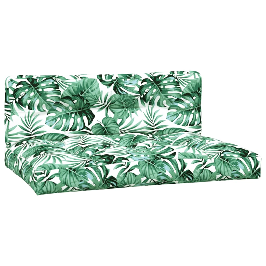 midtermoduler til pallesofa 2 stk. med hynder massivt akacietræ - Image 4