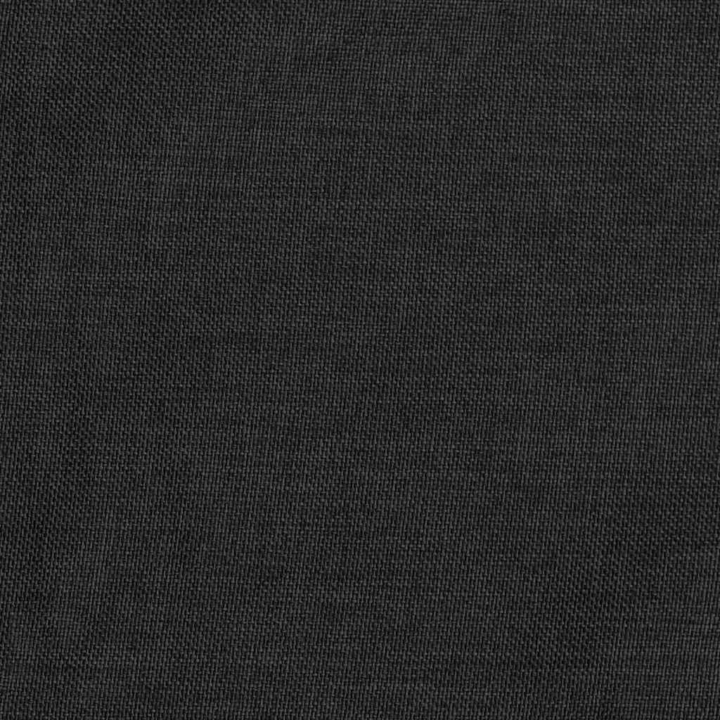 mørklægningsgardin m. øjer 290x245 cm hør-look antracitgrå - Image 4