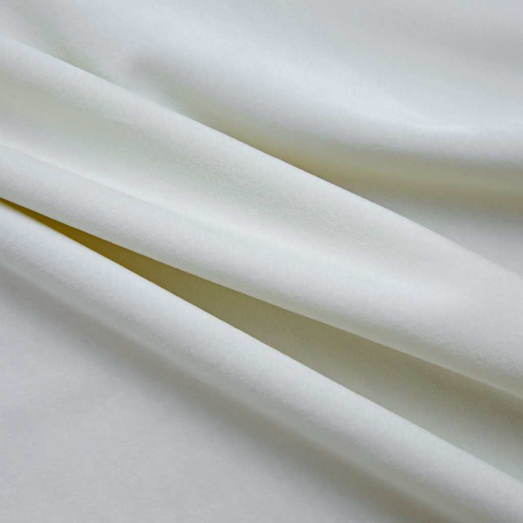 mørklægningsgardiner 2 stk. med ringe 140 x 225 cm fløjl creme - Image 4