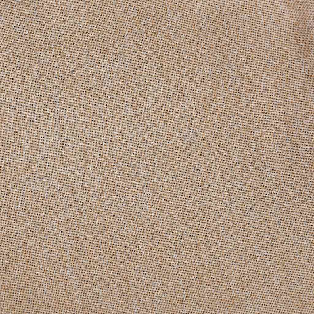 mørklægningsgardiner med kroge 2 stk. hør-look 140x175 cm beige - Image 4