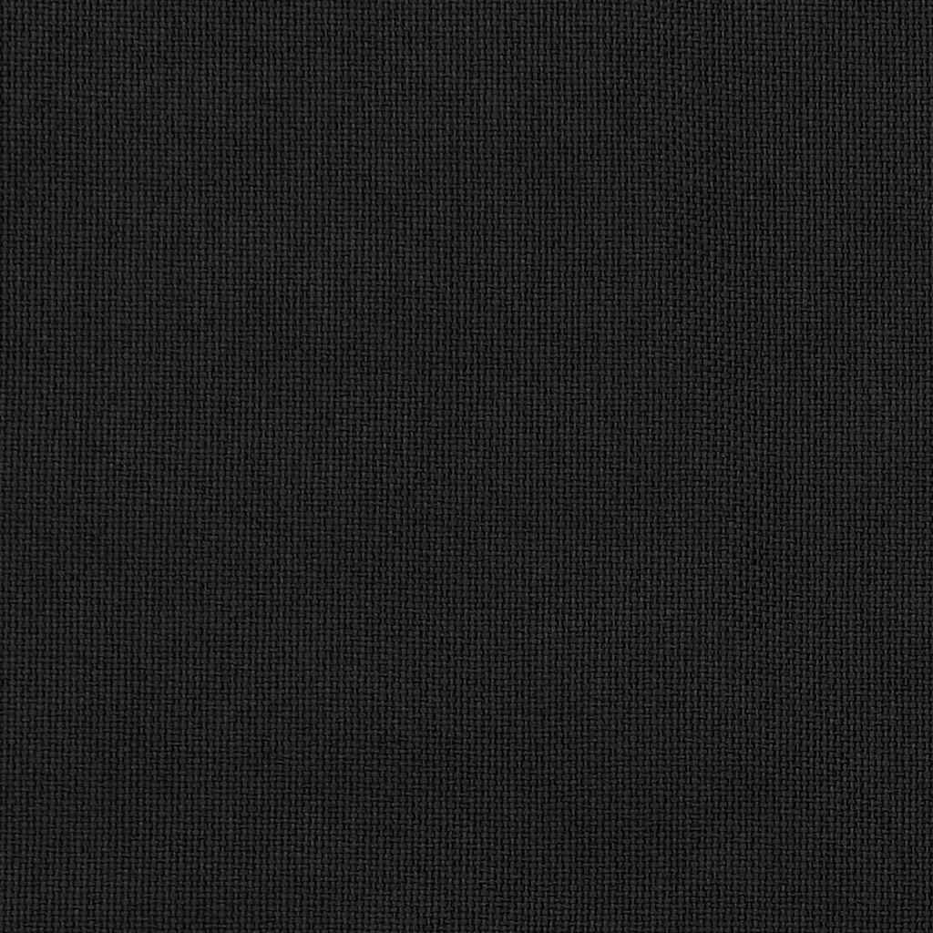 mørklægningsgardiner med kroge 2 stk. hør-look 140x225 cm sort - Image 4