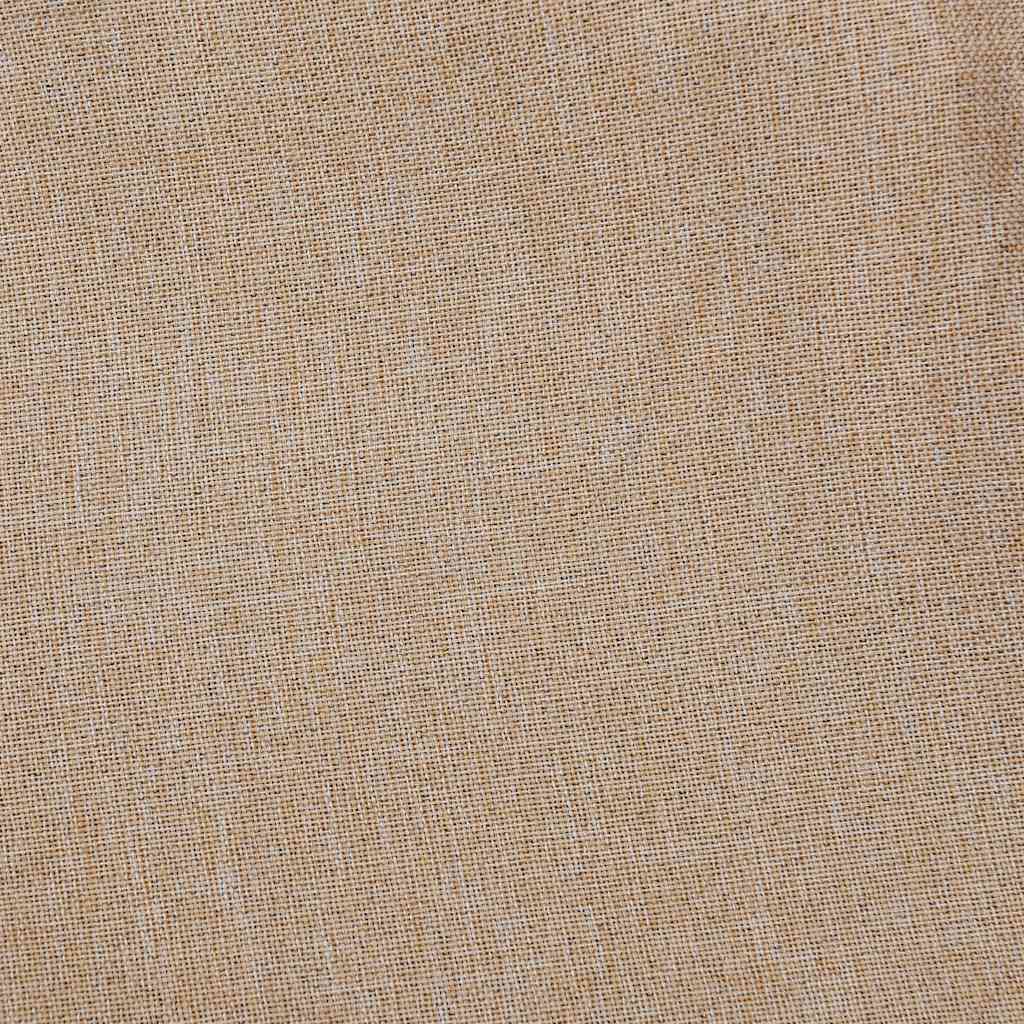 mørklægningsgardiner med kroge 2 stk. hør-look 140x245 cm beige - Image 4