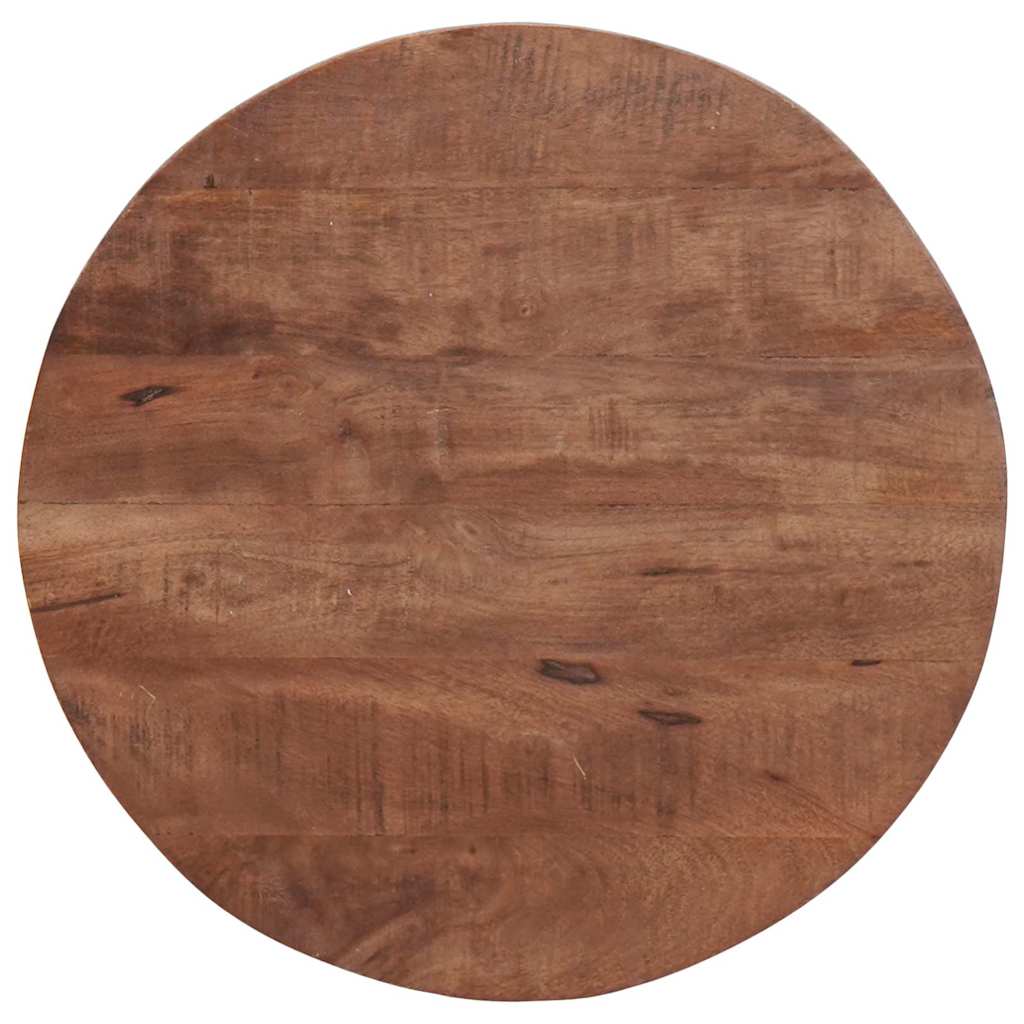 Nesting Kaffeborde 2 pcs Mørk Brun Massivt mangotræ og stål - Image 7