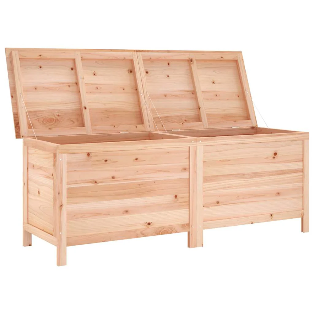 opbevaringsboks til haven 150x50x56,5 cm massivt grantræ - Image 3