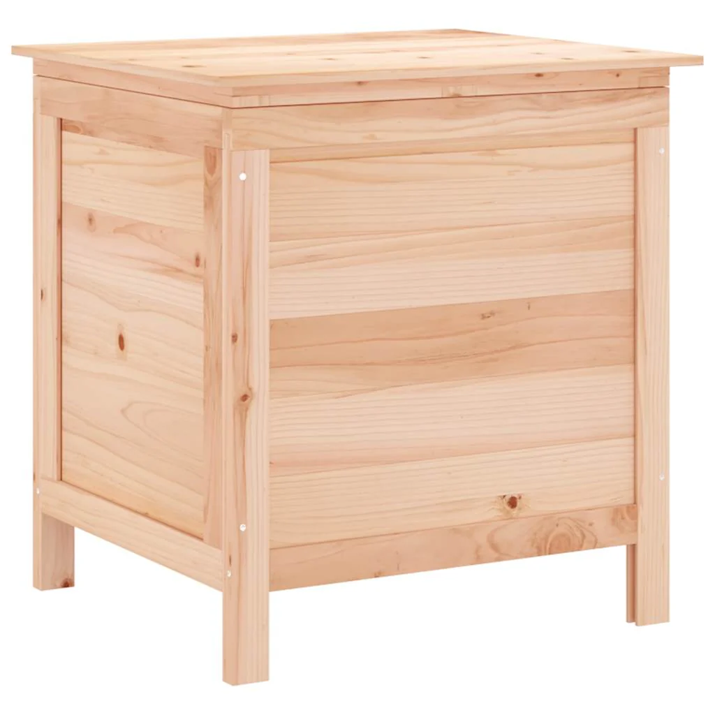 opbevaringsboks til haven 50x49x56,5 cm massivt grantræ - Image 2