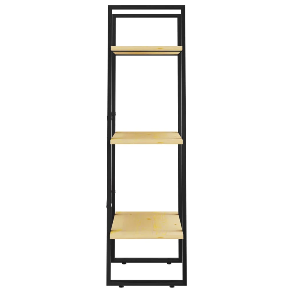 opbevaringsreol 60x30x105 cm massivt fyrretræ - Image 6