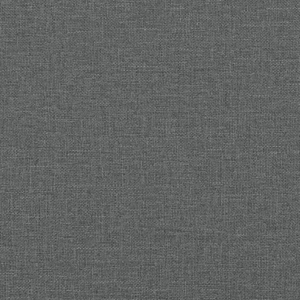 opbevaringsskammel 110x45x49 cm stof mørkegrå - Image 6