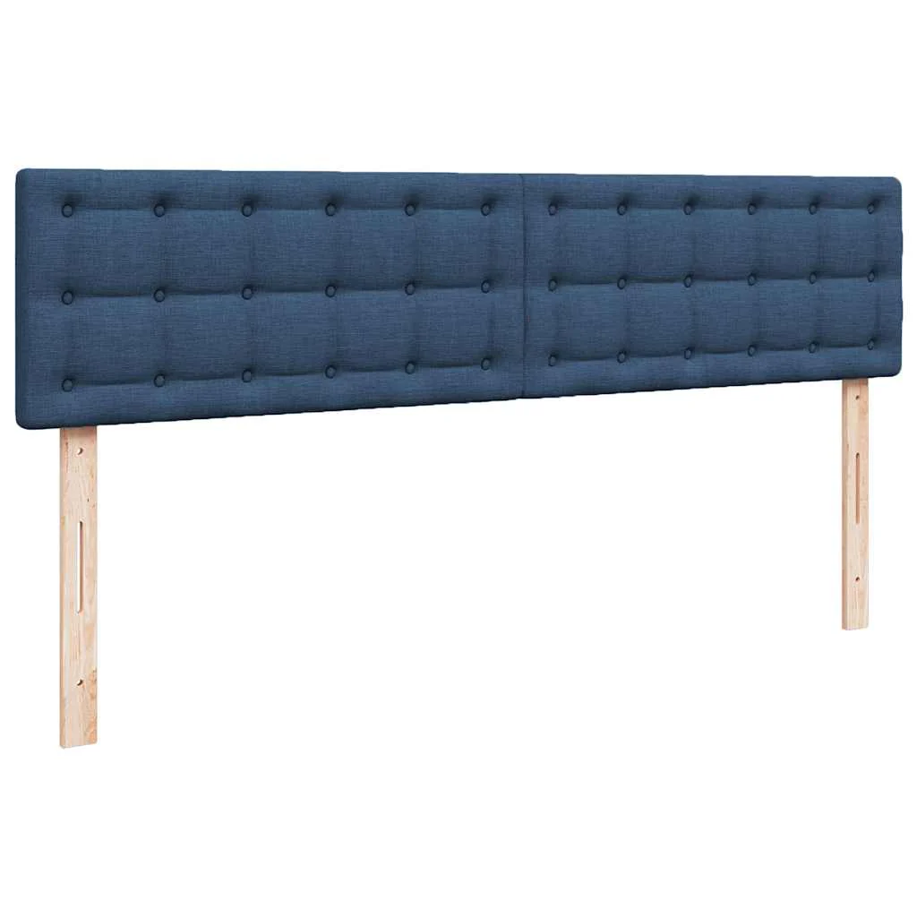 osmannisk sengeramme med madras 180x200 cm stof blå - Image 8
