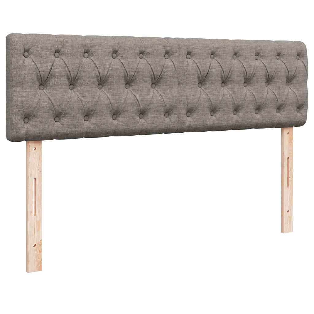 osmannisk sengeramme med madrasser 160x200 cm stof gråbrun - Image 8