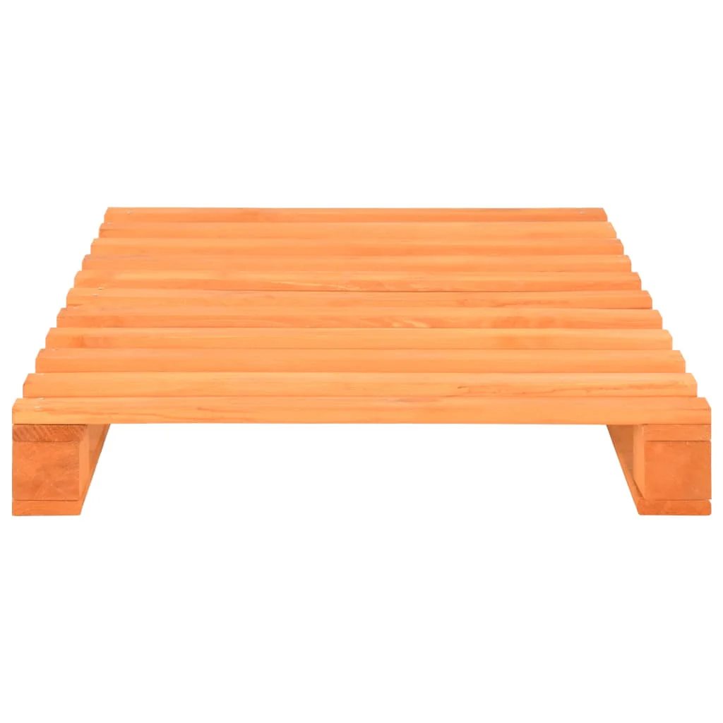palleseng massivt fyrretræ 100 x 200 cm brun - Image 3