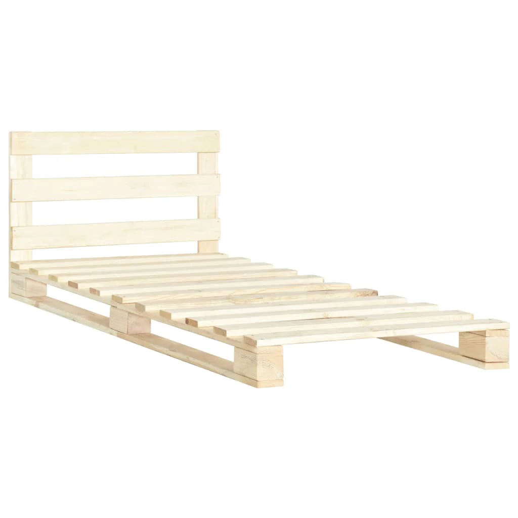 palleseng massivt fyrretræ 90 x 200 cm - Image 2
