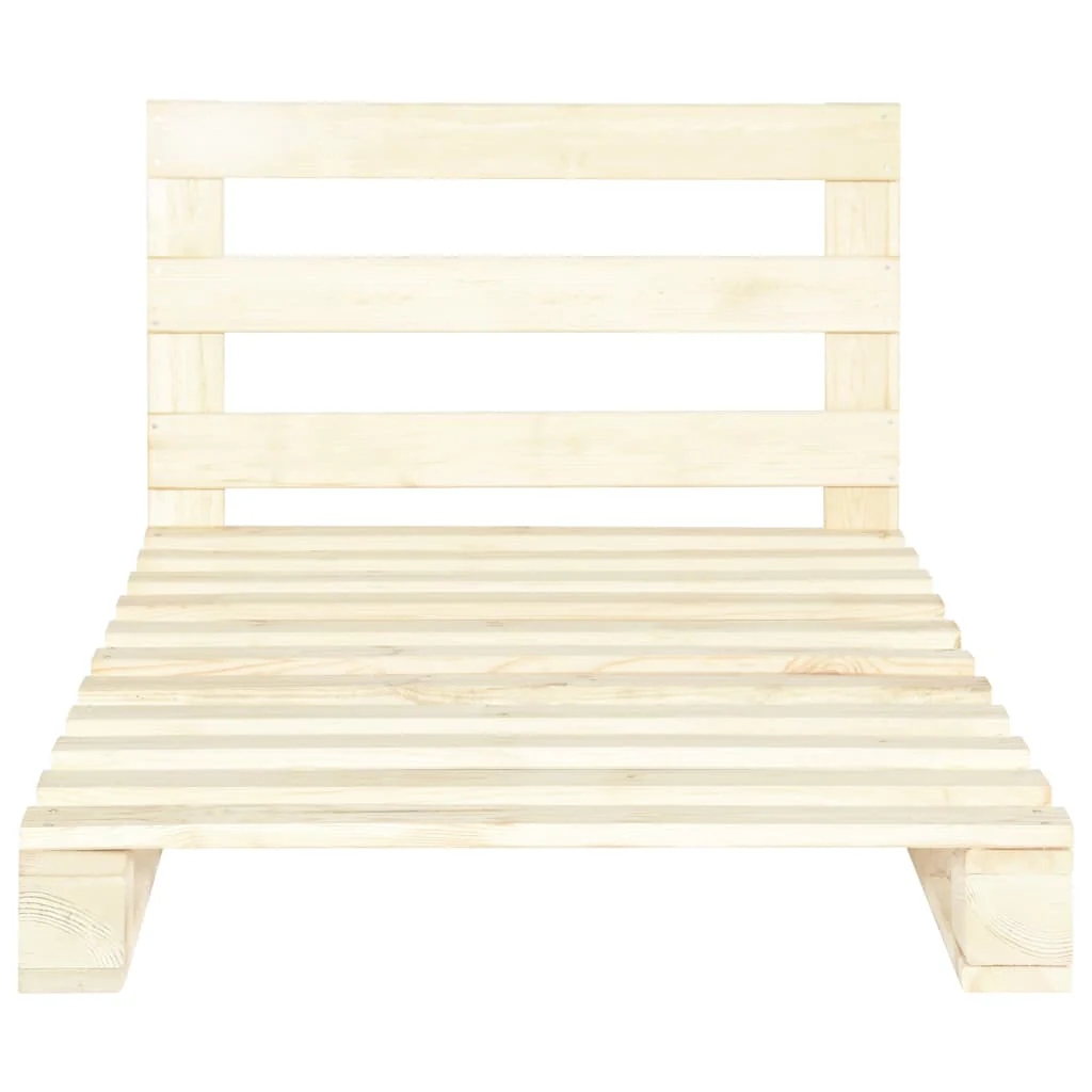 palleseng massivt fyrretræ 90 x 200 cm - Image 3