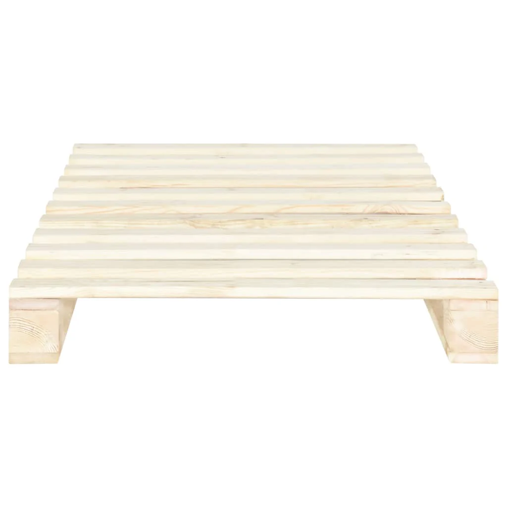 Pallesengestel massivt fyrretræ 100 x 200 cm - Image 4