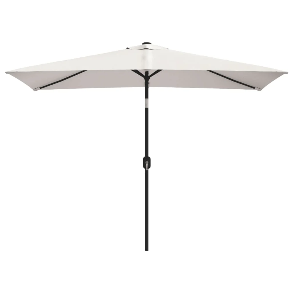 parasol 200x300 cm rektangulær sandhvid - Image 2