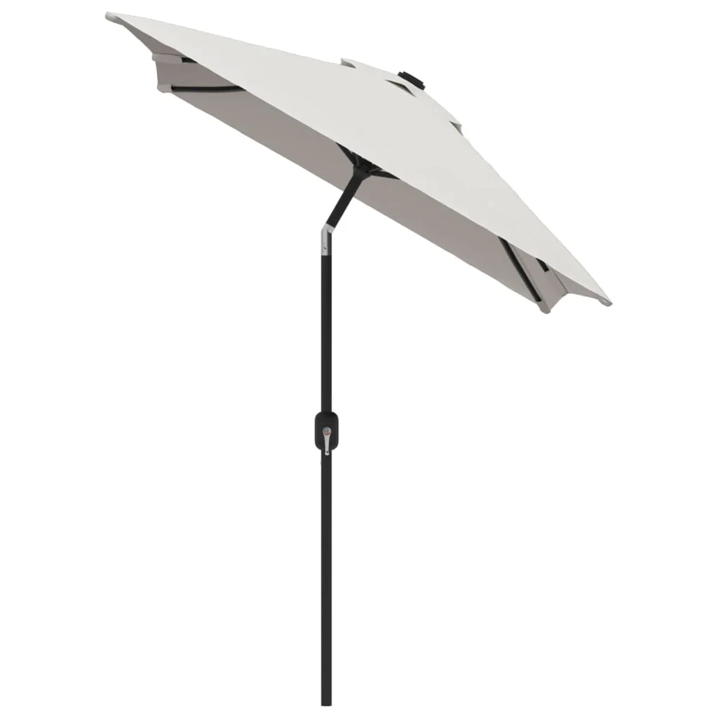 parasol 200x300 cm rektangulær sandhvid - Image 3