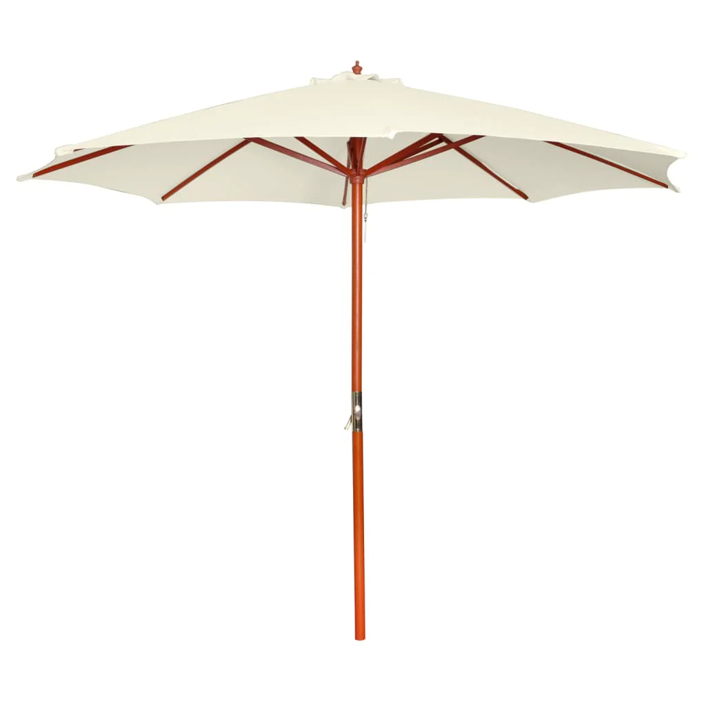 parasol 300x258 cm sandhvid