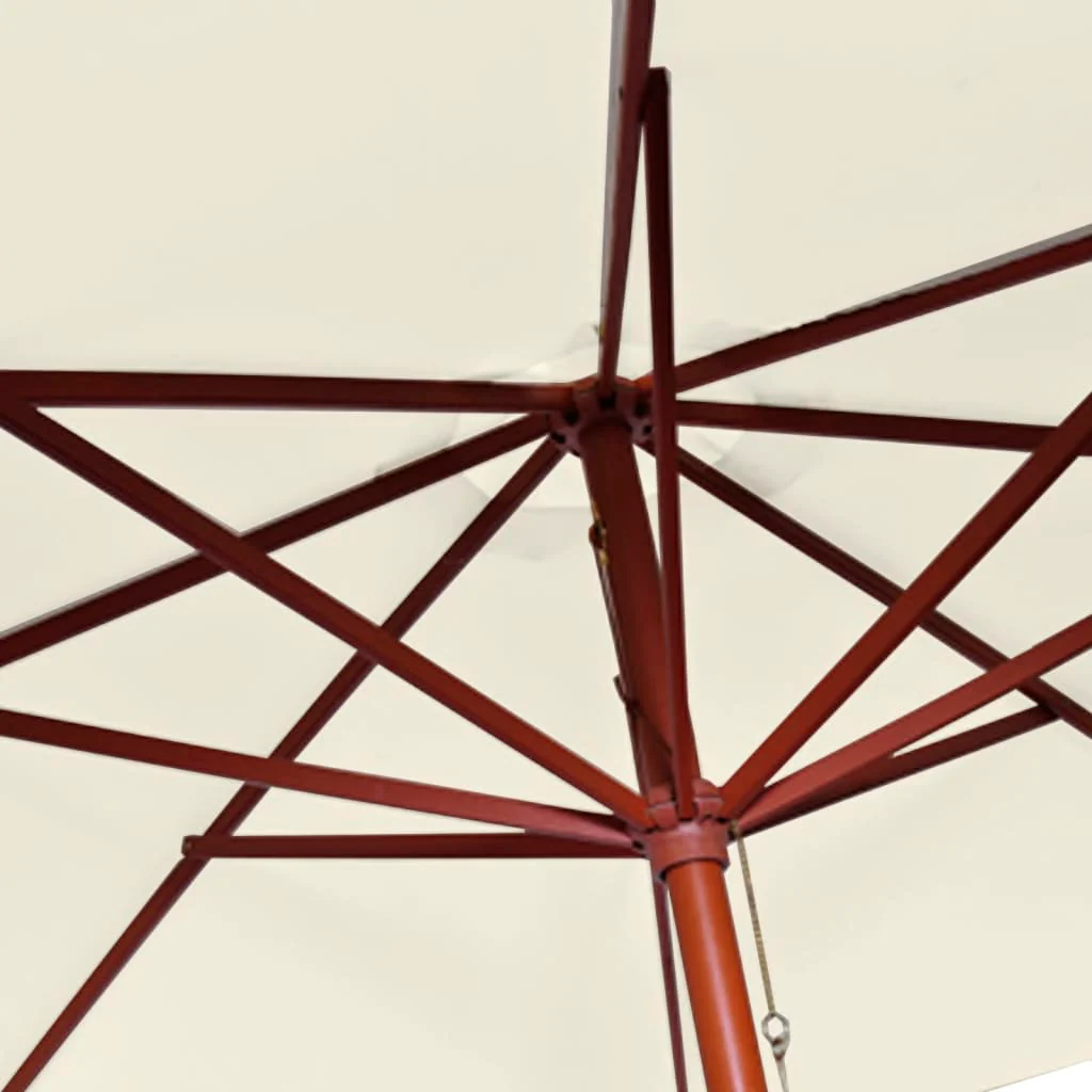 parasol 300x258 cm sandhvid - Image 6