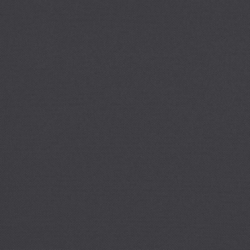 parasol med dobbelt parasoldug og LED-lys 316x145 cm sort - Image 8