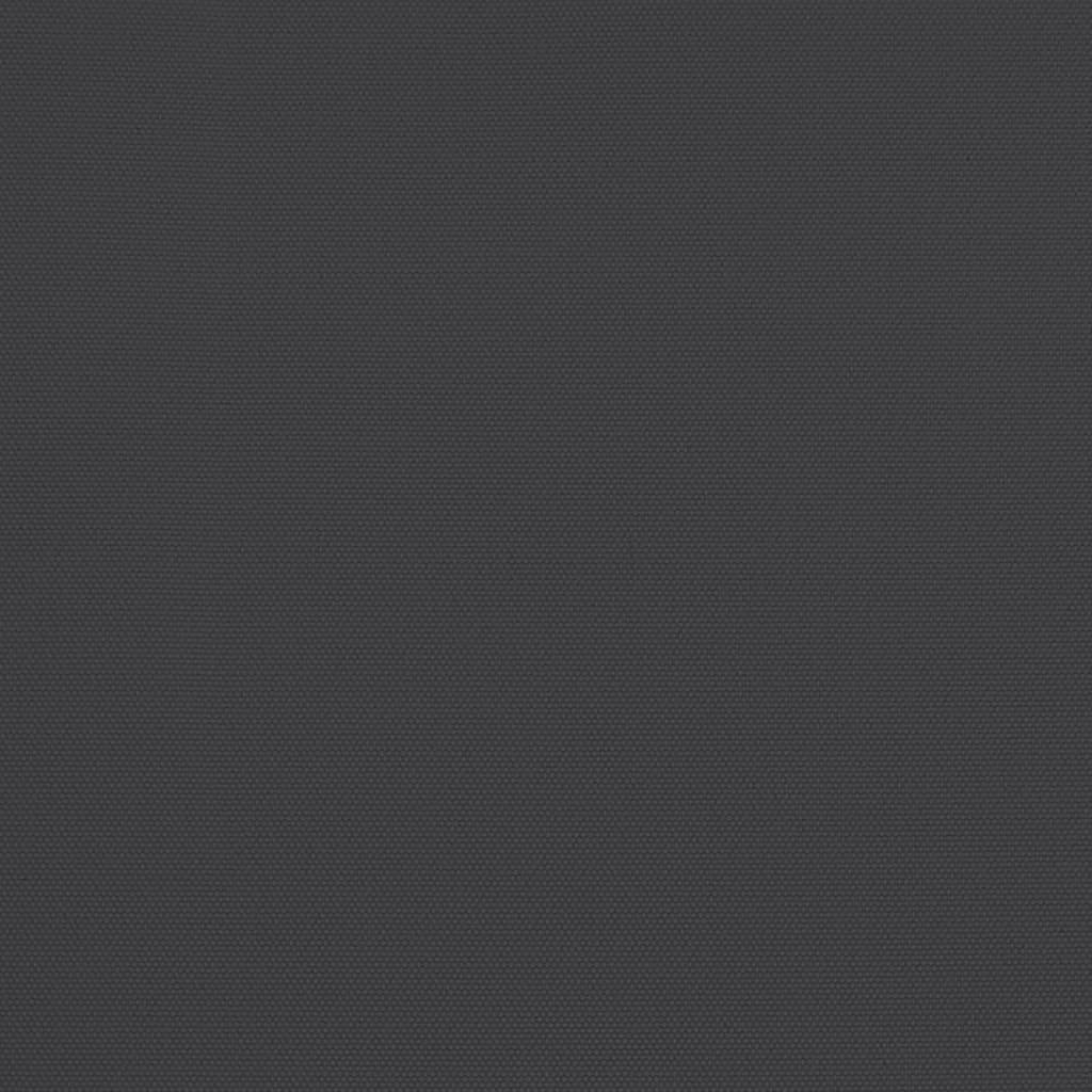 parasol med dobbelt parasoldug og LED-lys 449x265 cm sort - Image 8