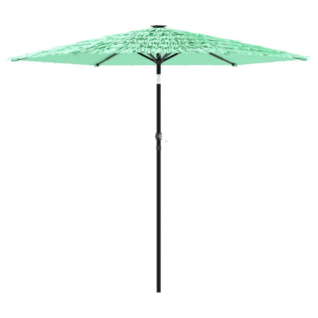 parasol med stålstang 223x223x213 cm grøn - Image 2