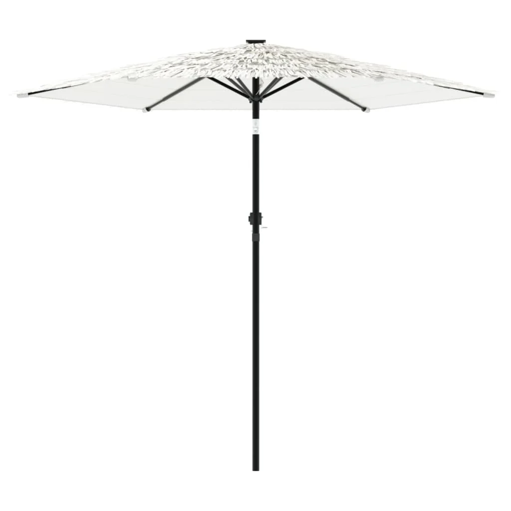 parasol med stålstang 223x223x213 cm hvid - Image 4
