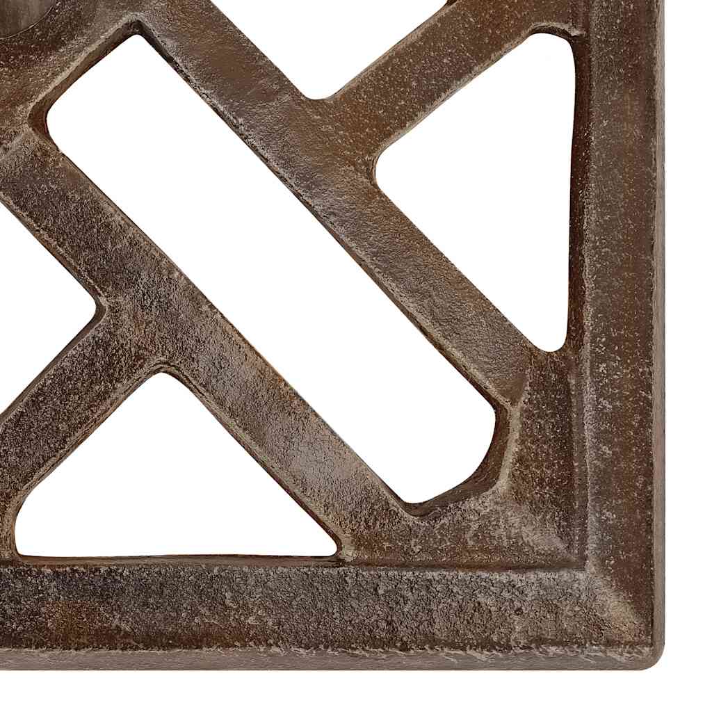 parasolfod 44x44x31 cm støbejern bronzefarvet - Image 7