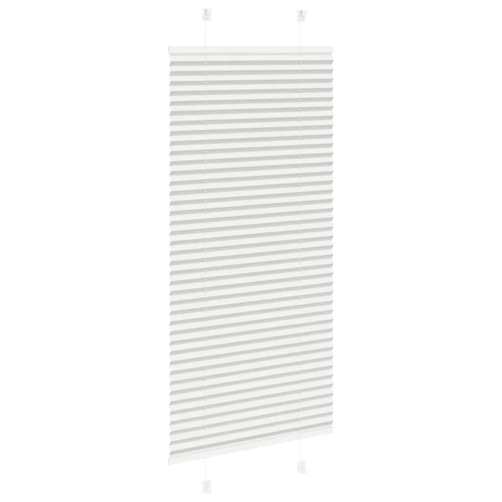 Plisségardin Lysegrå 60x100 cm Stofbredde 59,4 cm Polyester - Image 4