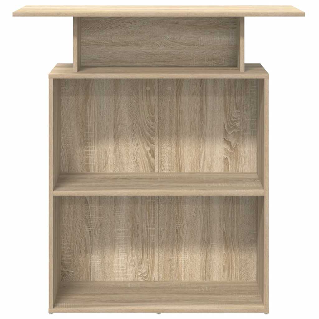 receptionsdisk Sonoma eg 100x40x104 cm konstrueret træ - Image 5