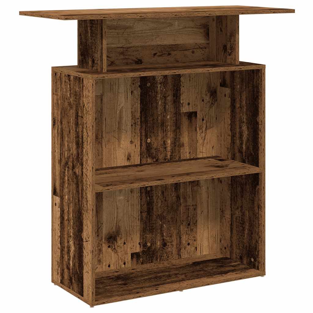 receptionsskranke 100x40x104 cm konstrueret træ antikt træ - Image 2