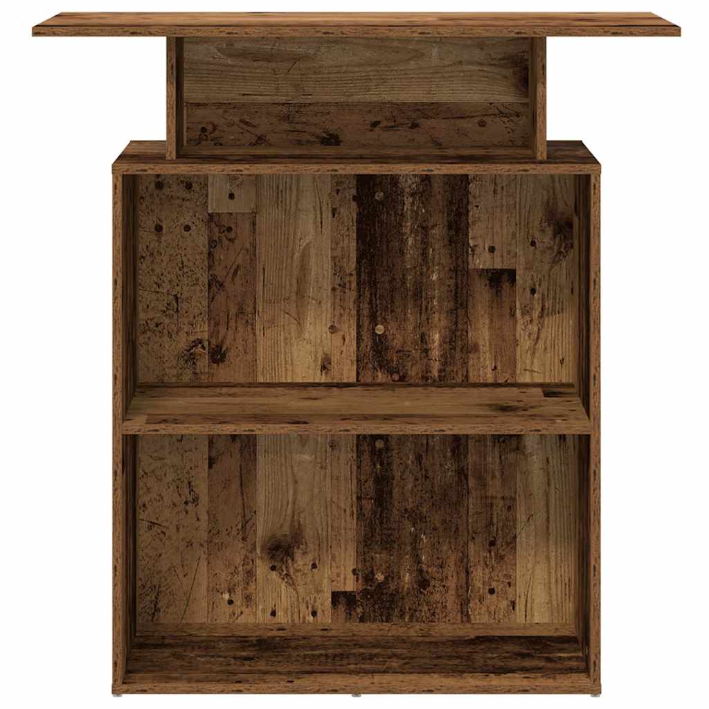 receptionsskranke 100x40x104 cm konstrueret træ antikt træ - Image 5