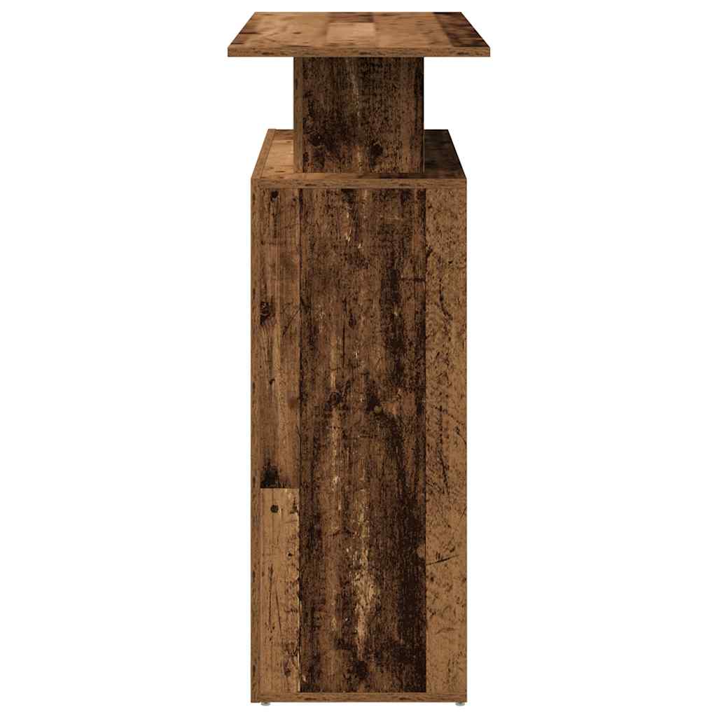 receptionsskranke 100x40x104 cm konstrueret træ antikt træ - Image 6