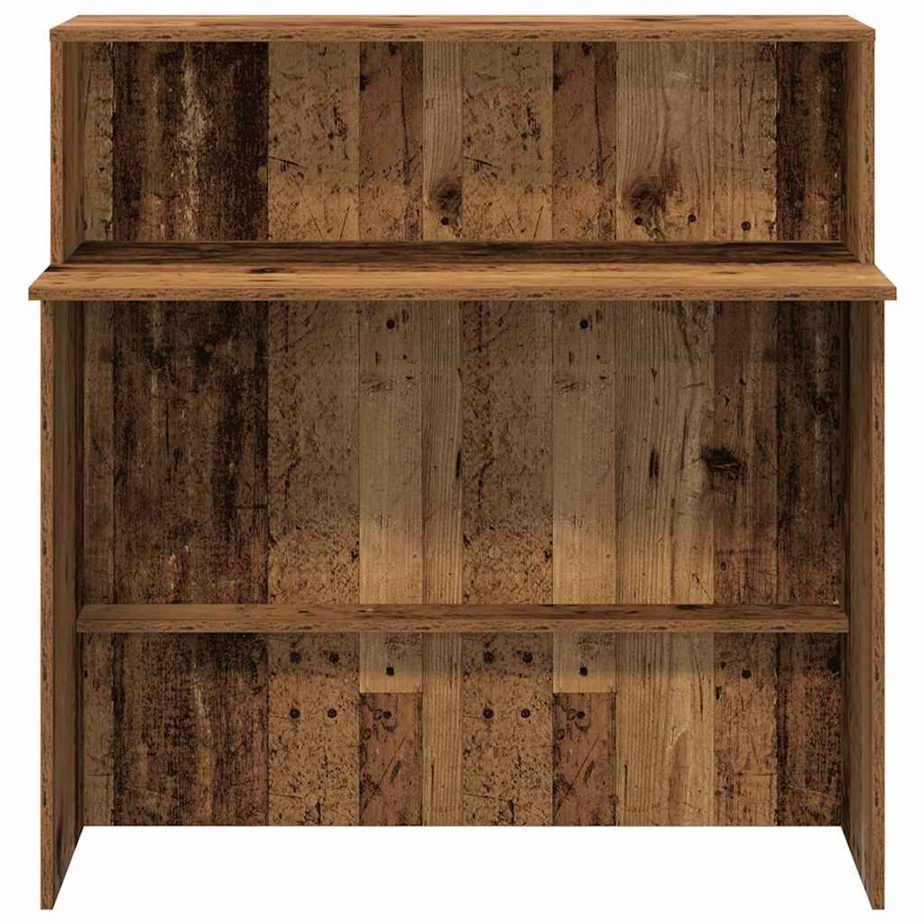 receptionsskranke antikt træ 100x50x103,5 cm konstrueret træ - Image 5