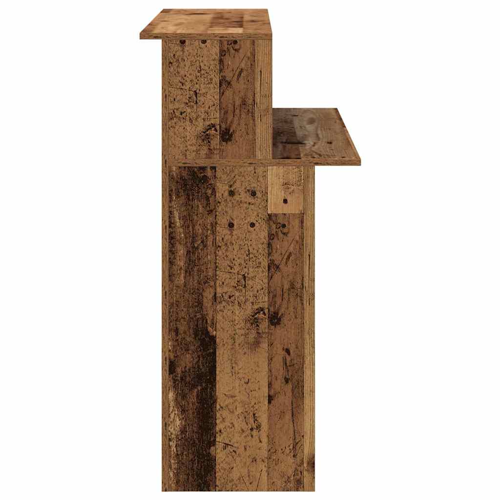 receptionsskranke antikt træ 100x50x103,5 cm konstrueret træ - Image 6