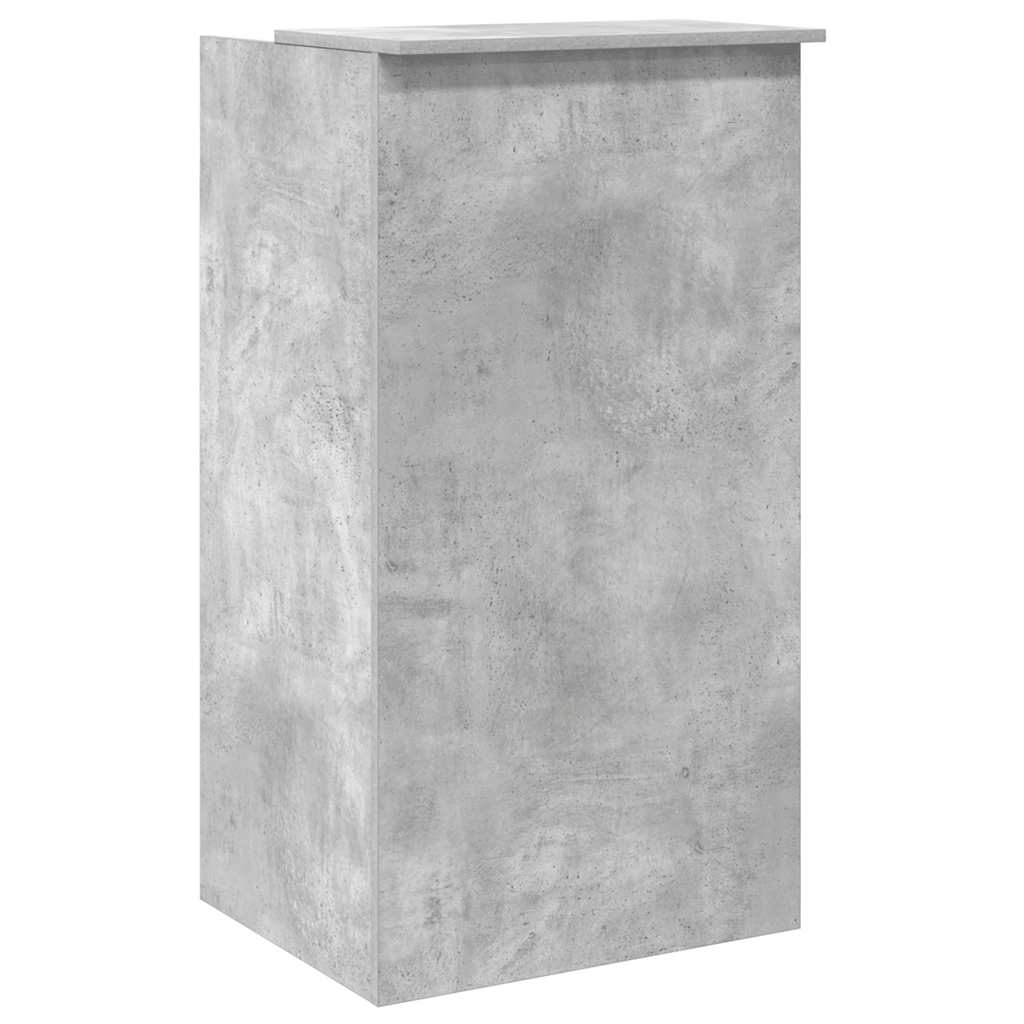 receptionsskranke beton grå 55x50x103,5 cm konstrueret træ - Image 7
