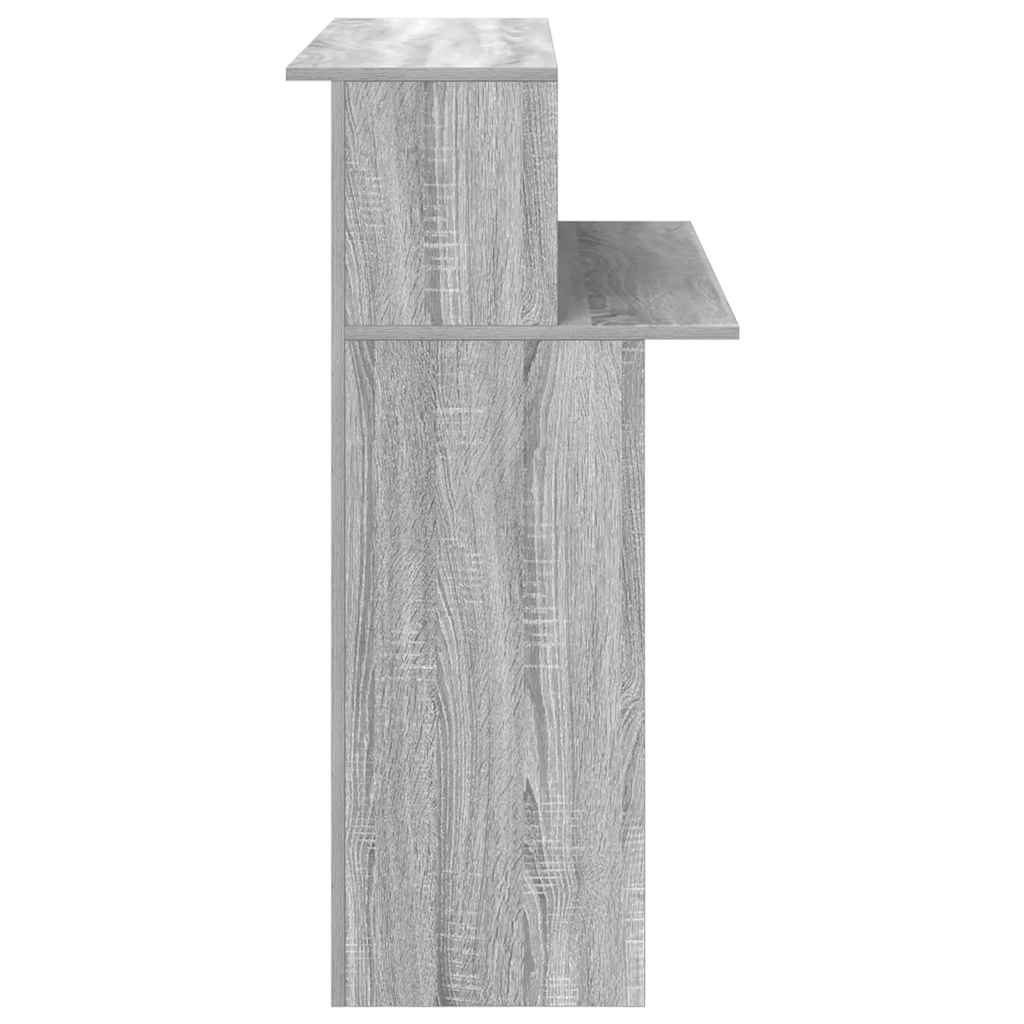 receptionsskranke grå sonoma 100x50x103,5 cm konstrueret træ - Image 6