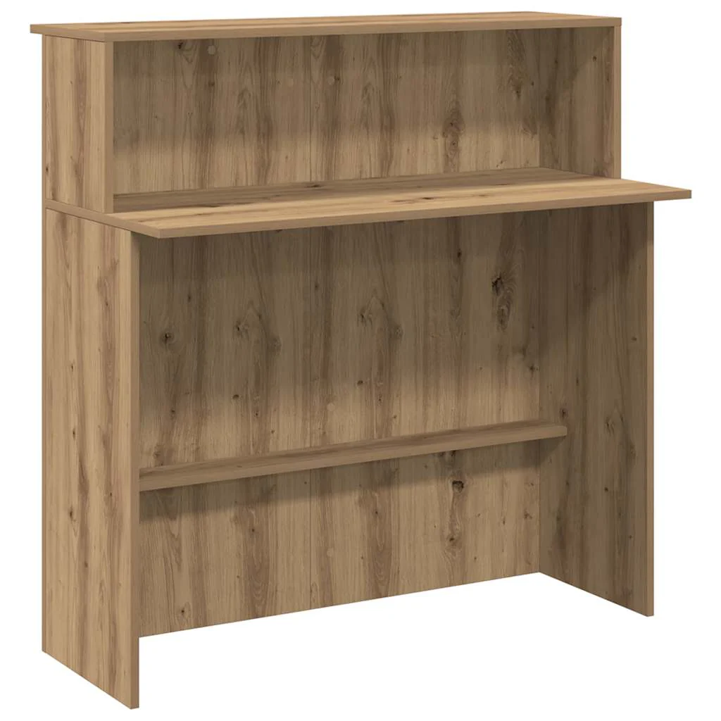 receptionsskranke kunsteg 100x50x103,5 cm konstrueret træ - Image 2