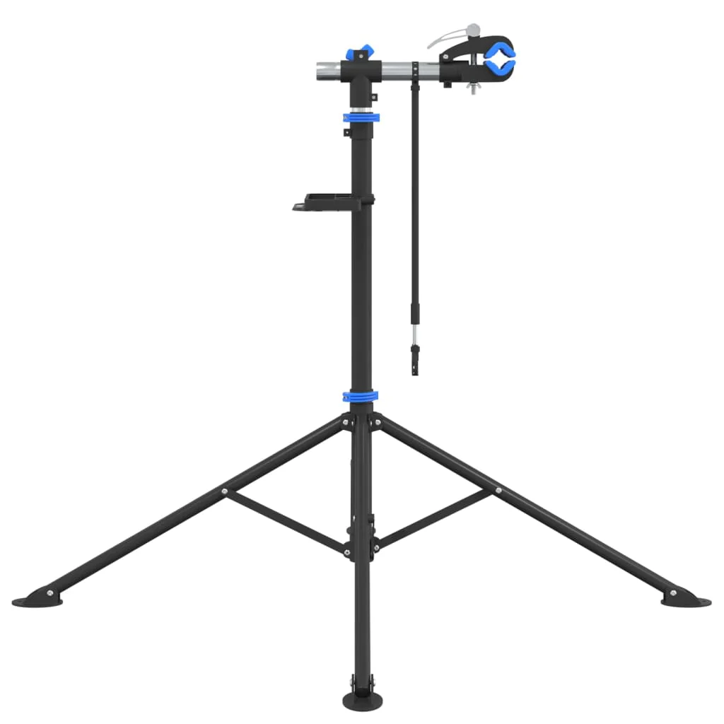 reparationsstativ til cykler 108-188 cm foldbart stål blå - Image 5