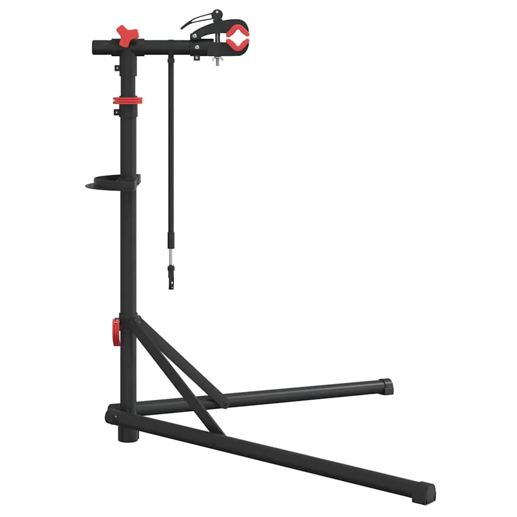 reparationsstativ til cykler 92-152 cm foldbart stål rød - Image 5
